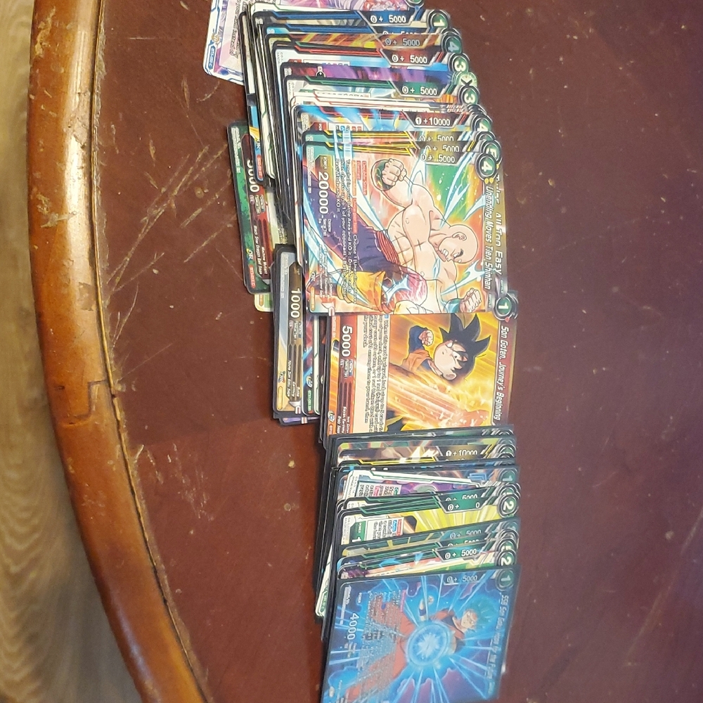 Colorful Trading Card Collection
